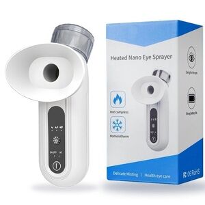 Portable Eye Steamer for Fast Relief from Dry Eyes - Heated Mist Therapy